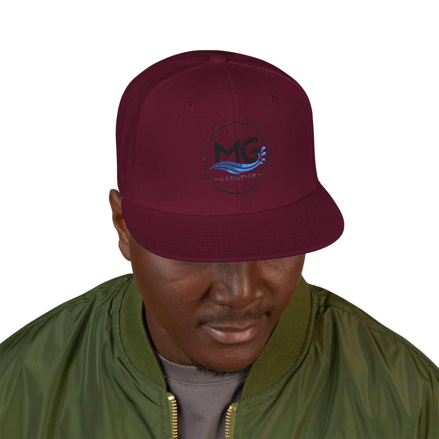 MG Aquatics Snapback Flat Bill